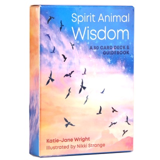 Spirit Animal Wisdom Oracle Tarot Deck การ์ดเกมของเล่นสําหรับเด็ก