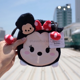 ถุงผ้าหูรูด Minnie Mouse มินนี่เม้าส์ Tsum Tsum ซูมซูม แบบใหม่ 7นิ้ว มินนี่ มินนี่เมาส์ มินนี่เม้าท์ มินนี่เม้า ซูม ซูม