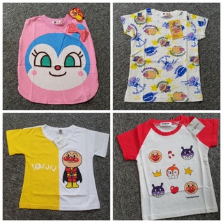 พร้อมส่ง Size 100 // เสื้อยืดแขนสั้นเด็ก ลายอันปังแมน Anpanman งานจีน