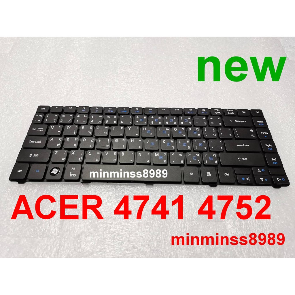 KEYBOARD ACER คีย์บอร์ด Aspire 4741 3810 4535 4743 4535 4736 4745 4750 ...
