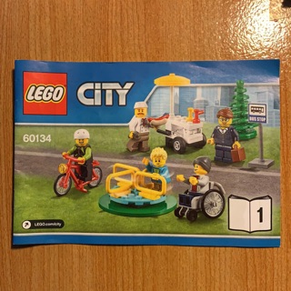 LEGO City 60134 : People Pack - Fun in the Park (only book 1’s Minifigures)