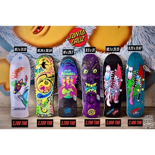 Santa Cruz Old School Skateboard/Surf Skate Deck [แผ่นเปล่าสเก็ตบอร์ดและเซิฟสเก็ต ทรงโอลสคูล]