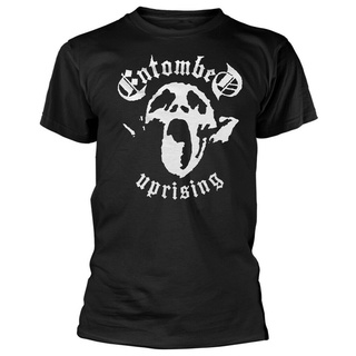 เสื้อยืดลําลอง แขนสั้น พิมพ์ลาย Entombed Uprising สไตล์ฮิปฮอป สําหรับผู้ชาย