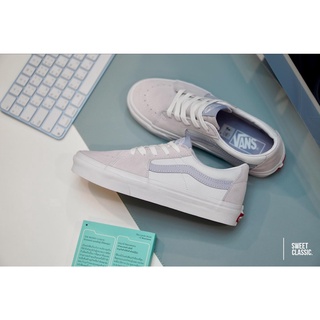 Vans SK8 Low “White-Cloud Blue”(DUNY)