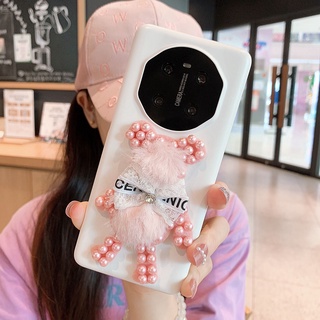 Warm fluffy bear soft phone case เคส Oppo RENO 2 2Z 2F Z 3 3 PRO 4 4Z 4F 4PRO 5 5PRO F3 PLUS cover