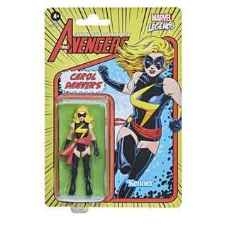 Hasbro Marvel Legends Series Carol Danvers Captain Marvel 3.75-Inch Retro 375 Collection Action Figure