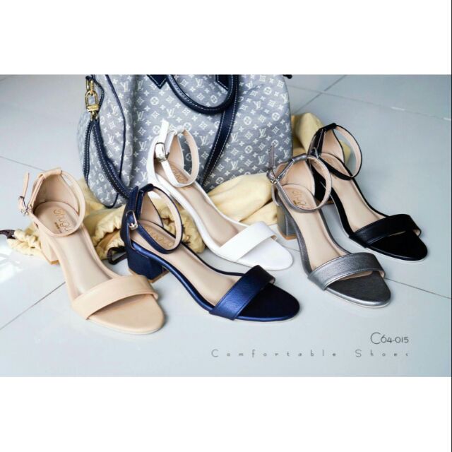 รองเท้าส้นสูงเปิดหน้า c64-015