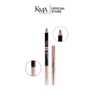 [clearance sale] KMA  ดินสอเขียนคิ้ว กันน้ำ กันเหงื่อ PRO EYEBROW PENCIL สีน้ำตาล