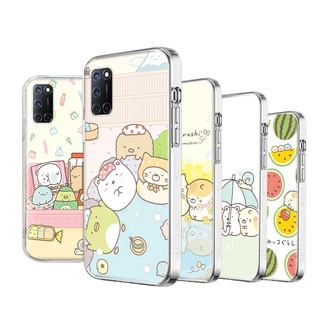 Wi-153 เคสโทรศัพท์มือถือแบบนิ่ม ใส ลาย Sumikko gurashi สําหรับ OPPO Reno 8 Pro 5G Find x5 A17K A77S A78 A55 A56 A54