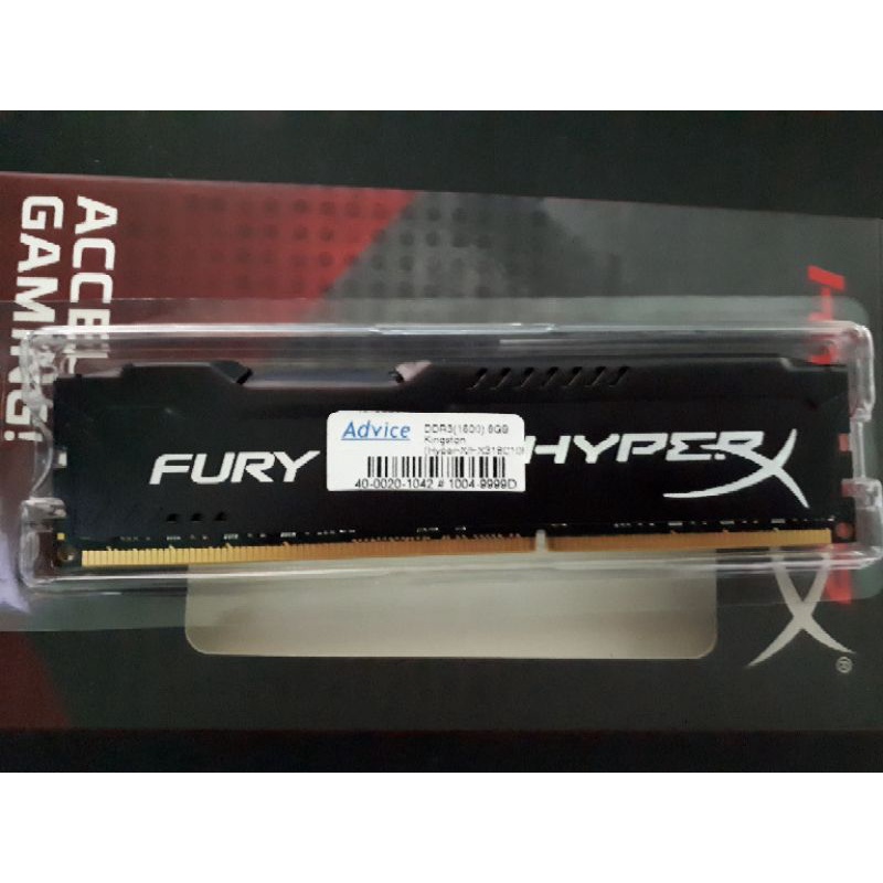 ram ddr3 (1600) 8g kinston hyper
