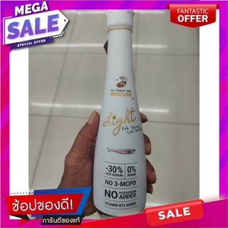 หอยนางรม ไลท์ น้ำปลาแท้ สูตรลดโซเดียม 30% 300 มล. Oyster Light Real Fish Sauce 30% Sodium Formula 300 ml.