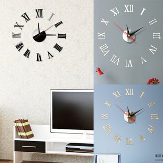 นาฬิกาติดผนัง ( เลขโรมัน ) 3D DIY Wall Clock 40cm