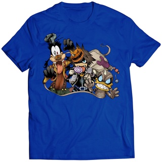 เสื้อยืดคอกลมเสื้อยืด ลาย Kingdom Hearts Halloween Premium Unisex (เวคเตอร์) เสื้อยืดลําลอง คุณภาพสูง สไตล์เกาหลี เป็นที