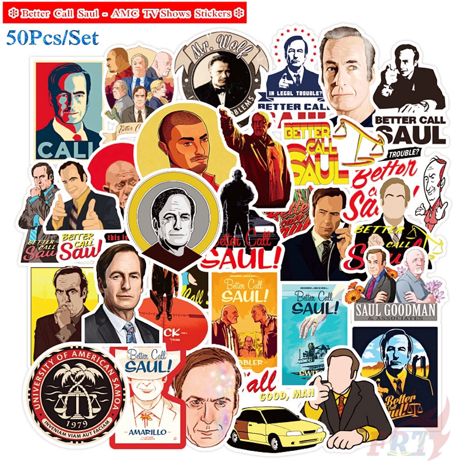 ❉ Better Call Saul – Series 02 AMC TV Shows สติ๊กเกอร์ ❉ 50Pcs/Set DIY Luggage Laptop Skateboard Doodle Decals สติ๊กเกอร์