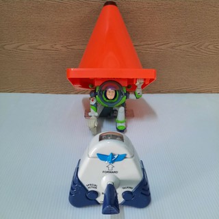 Toy Story 2 Buzz Lightyear Undercover traffic cone with infared remote by THINKWAY