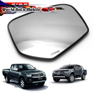 เนื้อเลนส์กระจก เลนส์กระจกมองข้าง ข้าง ขวา ใส่ Mitsubishi L200 Triton Pick Up, Plus 4x2 4x4 2005-2015