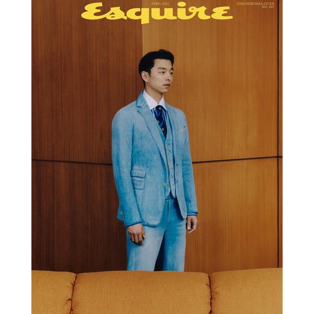 (พร้อมส่ง) ESQUIRE KOREA MAGAZINE ฉบับเมษายน 2021 ปกกงยู (Type C) (GONG YOO)