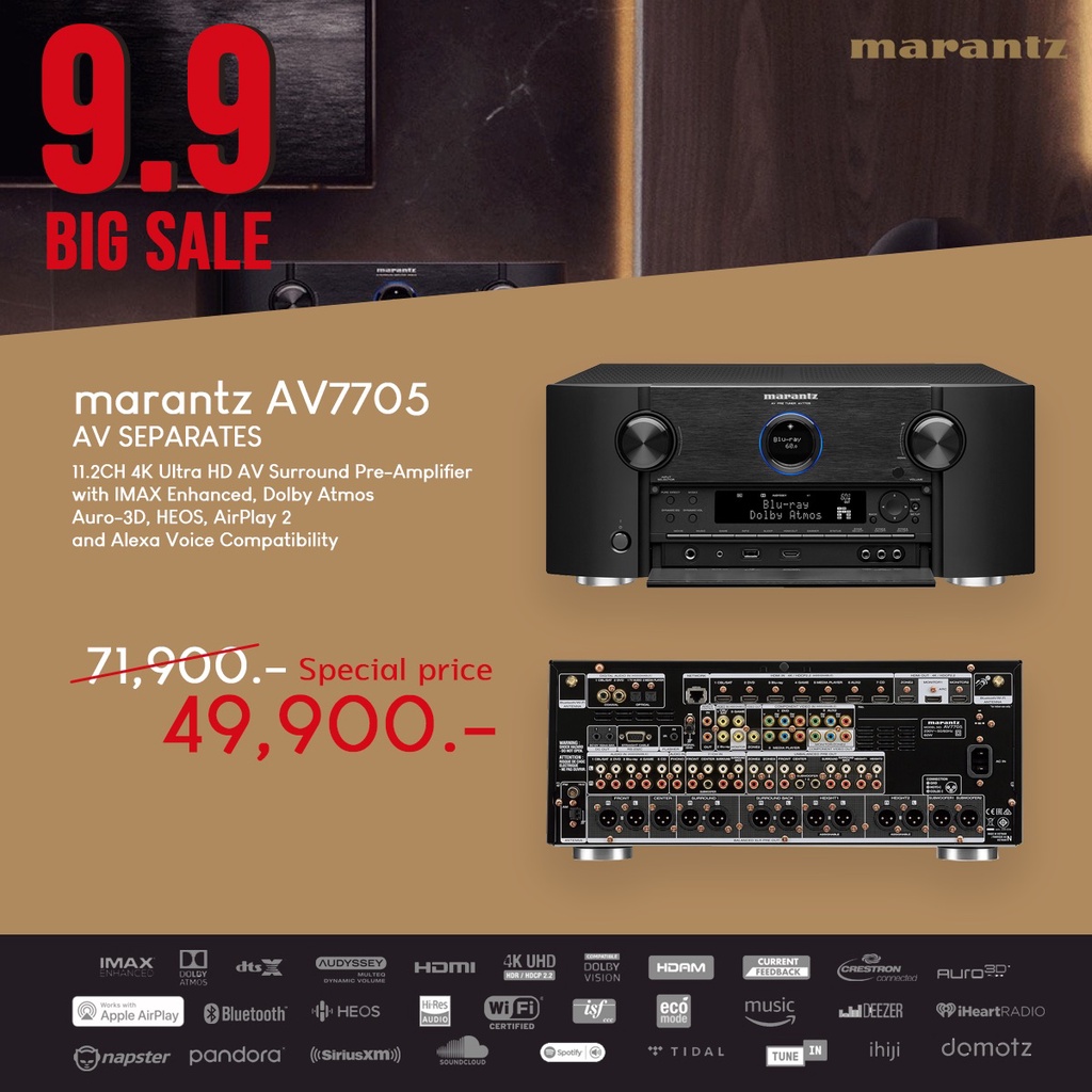 Marantz AV7705 AV Preprocessor