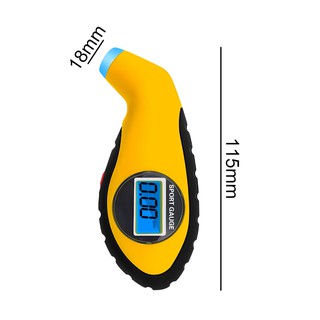 พร้อมส่ง เกจ วัดลม ยางรถ ดิจิตอล พกพา Tire Pressure Gauge มีไฟ