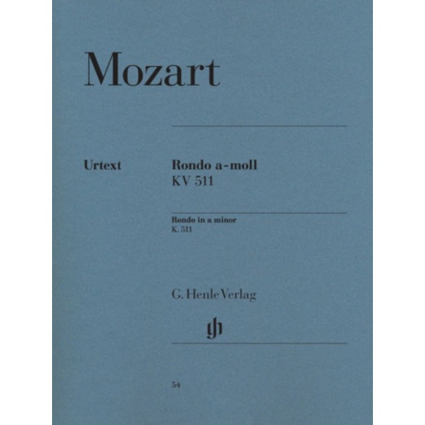 MOZART Rondo ใน K.511 ผู้เยาว์ (URTEXT)