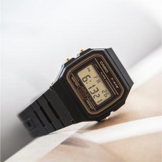 CASIO นาฬิกาข้อมือ สายยาง รุ่น F-91W-3 ของแท้ 100% ประกันศูนย์ CASIO 1 ปี กันน้ำ50M