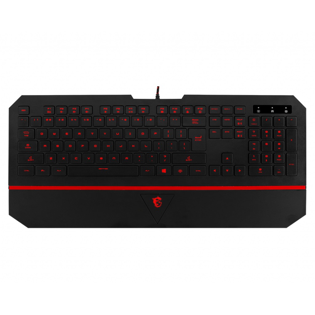 KEYBOARD (คีย์บอร์ด) MSI INTERCEPTOR DS4100 GAMING KEYBOARD