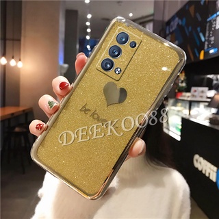 จัดส่งฟรี เคสโทรศัพท์ OPPO Reno6 Pro 5G / OPPO Reno6 Z 5G New Casing Bling Gold Glitter Hardcase Be Loved Fashion Back Cover เคส รีโน่ รีโน่6Z รีโน่6Pro Reno6Pro Reno6Z Reno 6Z 6Pro 6 Z Pro