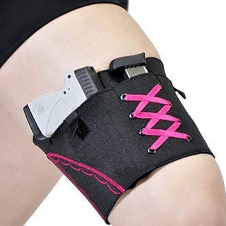 Woman Leg Holster Lady Anti-slip Adjustable Six Hook-and-eye Garter Pistol Holder Hunting Accessories Equipment