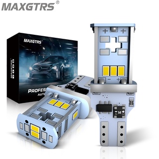 Maxgtrs T15 หลอดไฟแคนบัส LED 921 912 W16W สําหรับรถยนต์