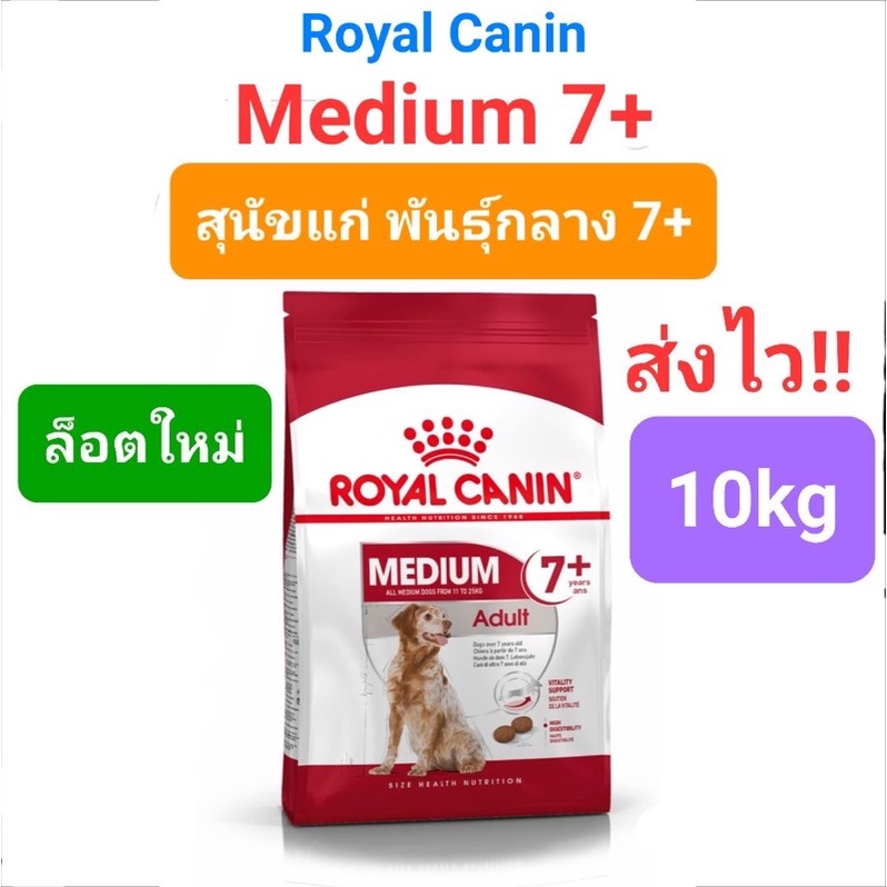Royal Canin Size Medium Adult 7+ Hundenahrung – 10 Kg, Für Mittelgroße Hunde Ab 7 Jahren
