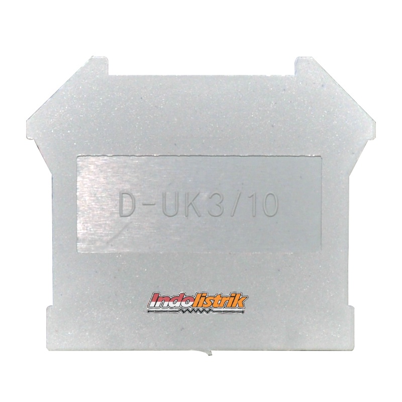 แผ่นท้าย D/UK 3/10 สําหรับเทอร์มินัลบล็อก UK3N-UK10N TAB