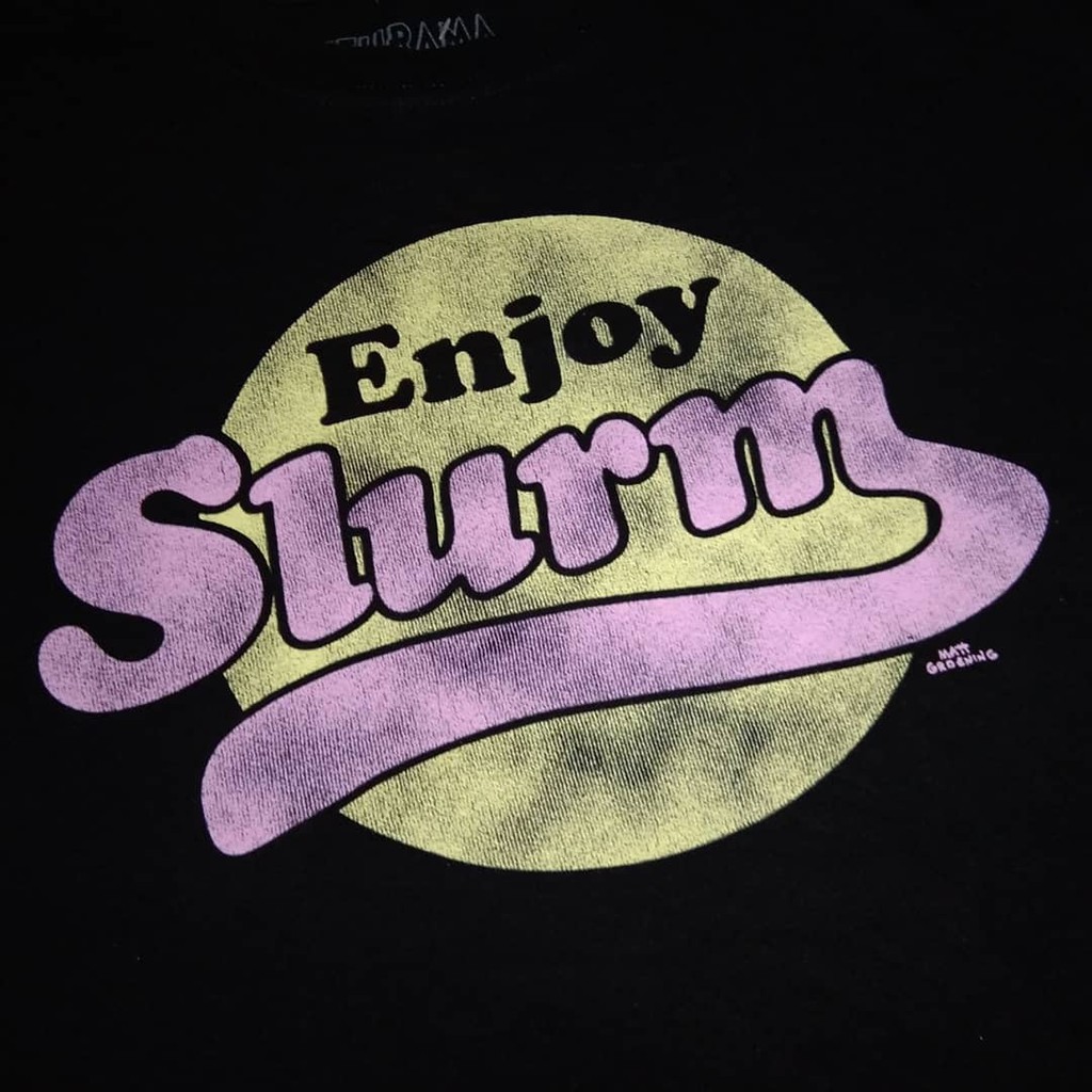เสื้อยืด Futurama การ์ตูน simpsons