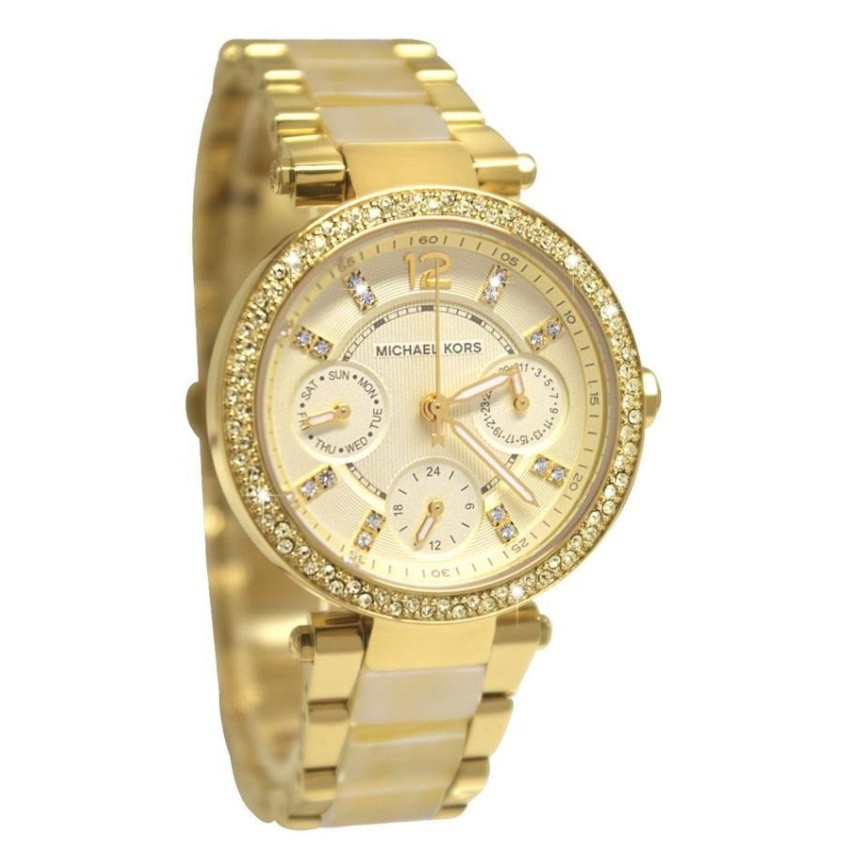 Michael Kors นาฬิกาข้อมือผู้หญิง สายสแตนเลส รุ่น MK5842 - Gold