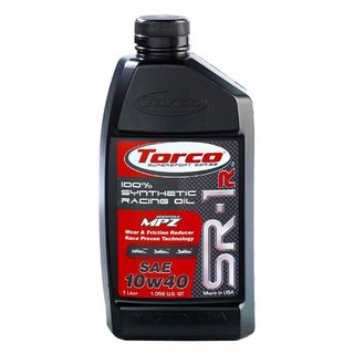 Torco SR-1R น้ำมันเครื่องสังเคราะห์ 100% (100% Synthetic Racing Oil)