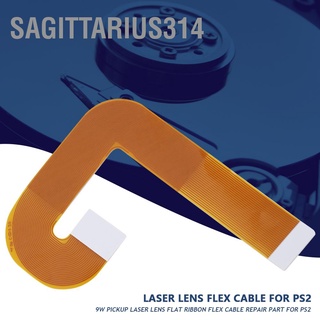 Sagittarius314 9W Pickup Laser Lens Flat Ribbon Flex Cable Repair Part for PS2