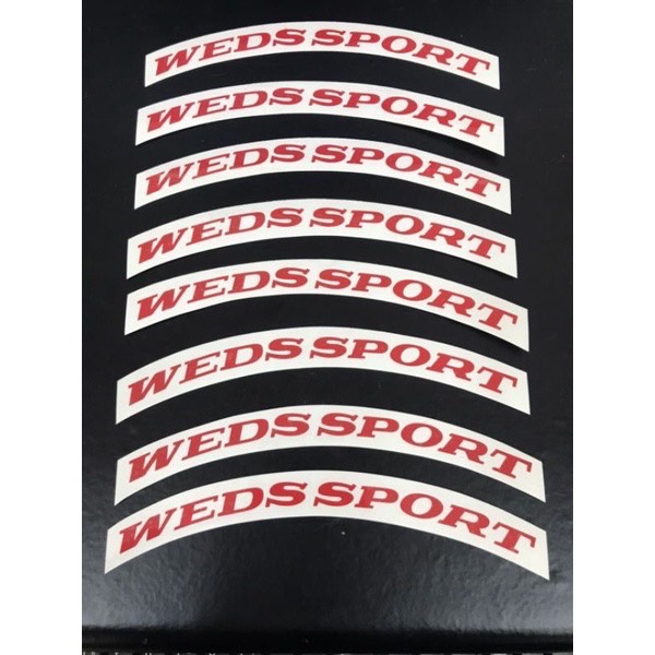 สติ๊กเกอร์ติอล้อ wedsport TC05ขอบ 15-16 นิ้ว