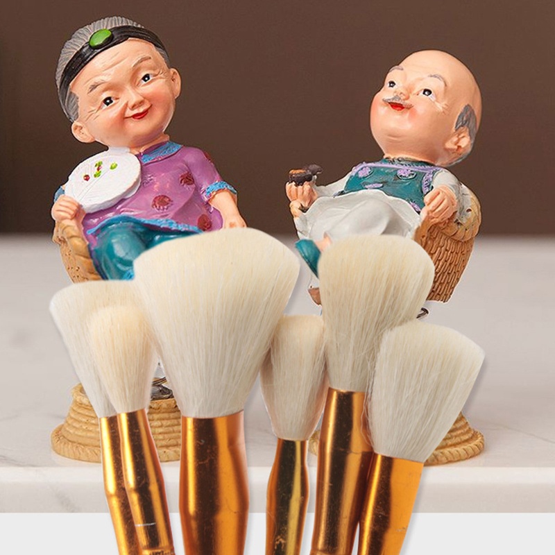 Live แปรงขนสัตว์นุ่ม แปรงทาสี สําหรับเครื่องปั้นดินเผา เซรามิค ภาพวาดสีน้ํามัน อะคริลิค สีน้ํา วาดภาพ งานฝีมือ DIY อุปกรณ์ศิลปะ - รูปที่ 3