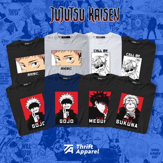 เสื้อยืดคอกลม Jujutsu Kaisen Tees | Thrift Apparel T-Shirtsเสื้อยืด