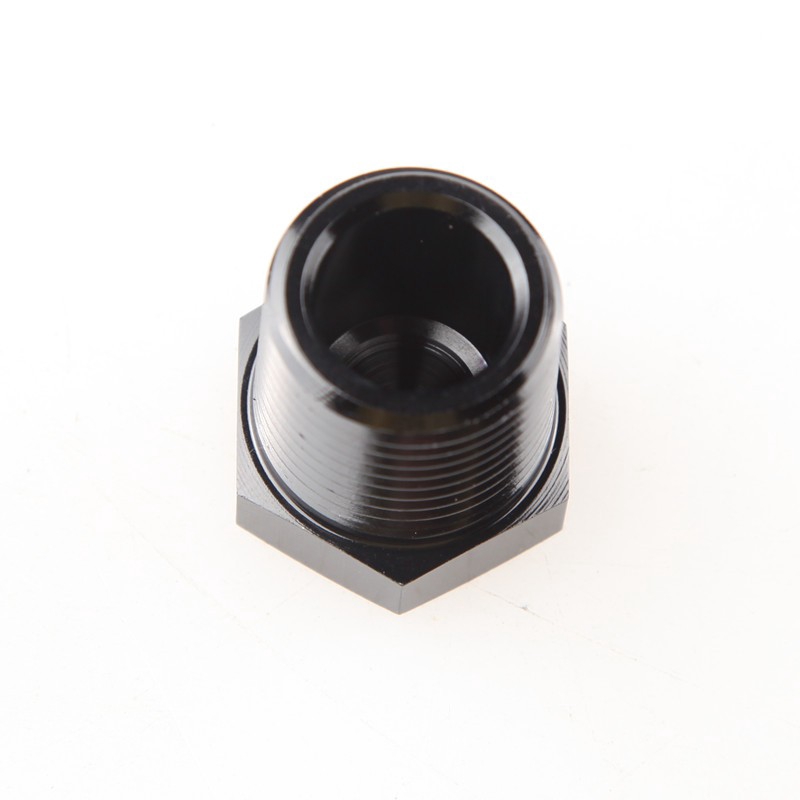 3/4''  NPT Plug Fitting Hex Head Plug Male Fuel Adapter Aluminum Black