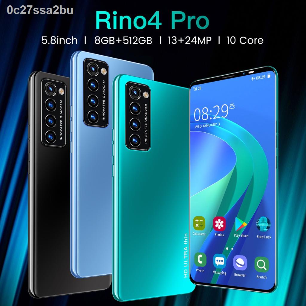 ◆❈OPPO โทรศัพท์มือถือ Rino4 Pro โทรศัพท์ ของแท้100% มือถือ 12+512GB โทรศัพท์ถูกๆ 5G โทรศัพท์ 5.8 นิ้
