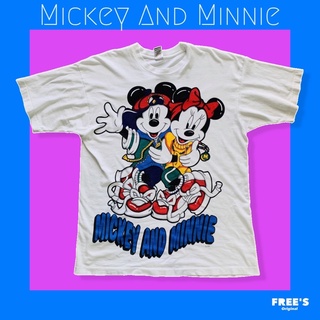 เสื้อยืด Mickey And Minnie (มือสอง)