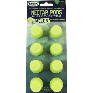 RANDOLPH แรนดอล์ฟ-Exotic Nutrition NECTAR PODS MALON ขนมเยลลี่สำหรับชูการ์รสเมล่อน 1 แพ็ค 8 ชิ้น 0.56oz. (16g.)