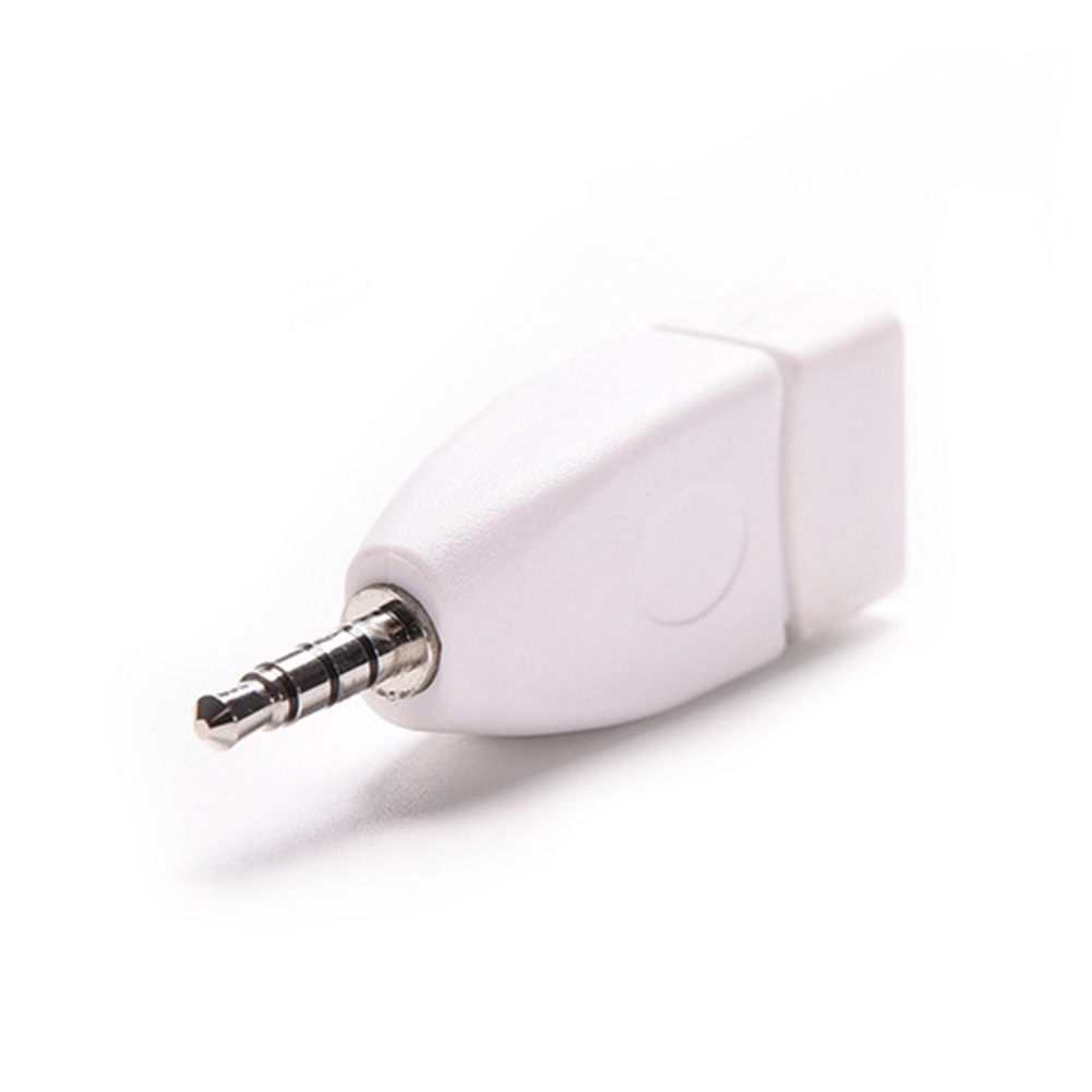 อะแดปเตอร์แปลงเสียงสเตอริโอ Male to USB 2.0 Female AUX Plug 3.5 มม. #6