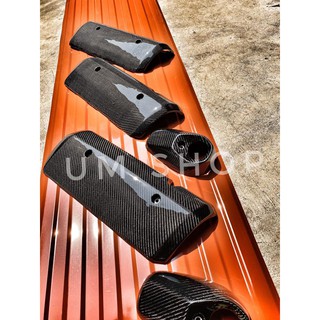 ชุดบังท่อตัดปลายท่อ xmax300 คาร์บอนแท้ลาย2