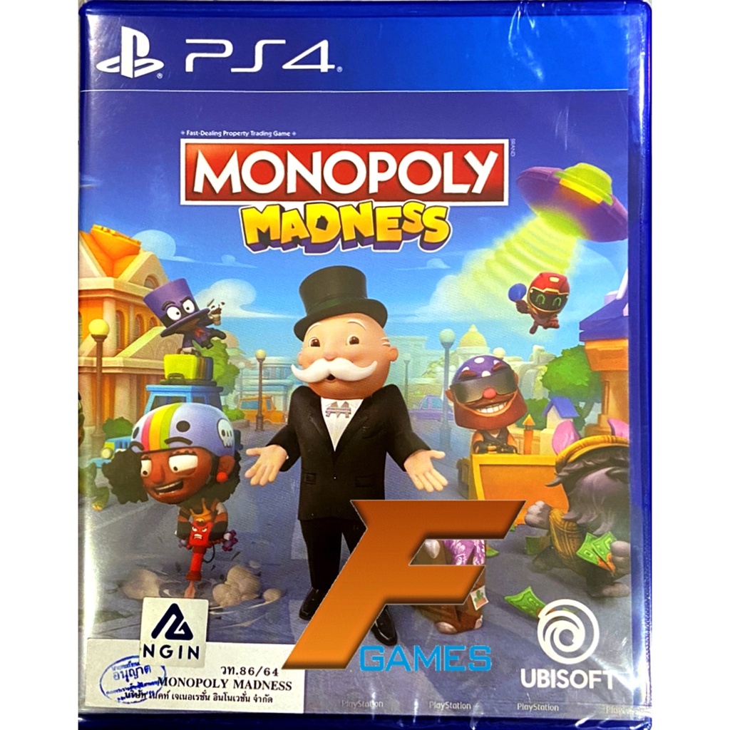 PS4 Monopoly Madness ( Zone3/ASIA )(English) แผ่นเกม ของแท้ มือ1 มือหนึ่ง ของใหม่ ในซีล แผ่นเกมส์