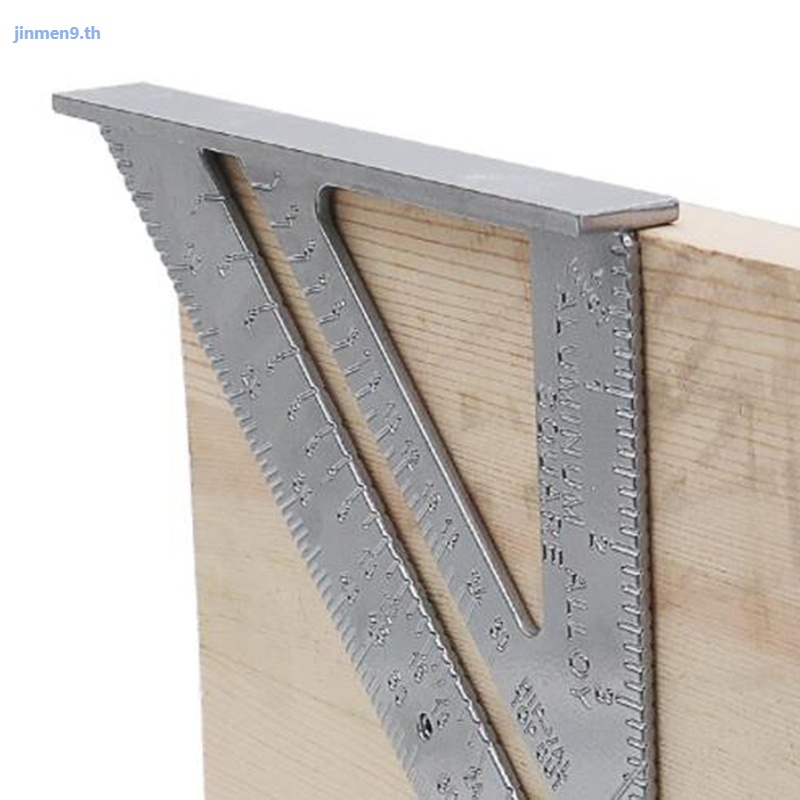 7 "Square Triangle Ruler Aluminum Alloy Speed Protractor Square Mitered for Carpenter Measure Tool