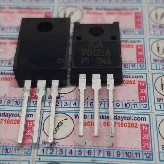 2 ชิ้น KIA7805A KIA7805API-U 7805 7805A ตัวควบคุมแรงดันไฟฟ้า IC 5V TO-220F