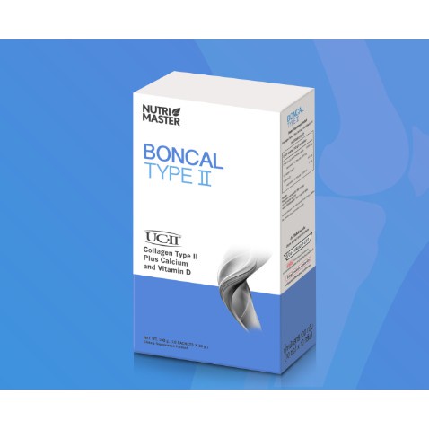 ถูกที่สุด Boncal Type II บำรุงข้อเข่าเสือมแพ็คคู่ กล่อง 10 ซอง