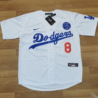 เสื้อเบสบอล งานปักLA Dodgers 8/24 Kobe Bryantช