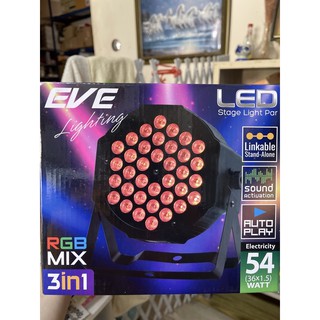 eve RGB 54วัตต์ ไฟเวที สลับสี เลือกสีได้